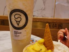 金菠萝球球茶-极拉图·现制冰淇淋(大卫城店)