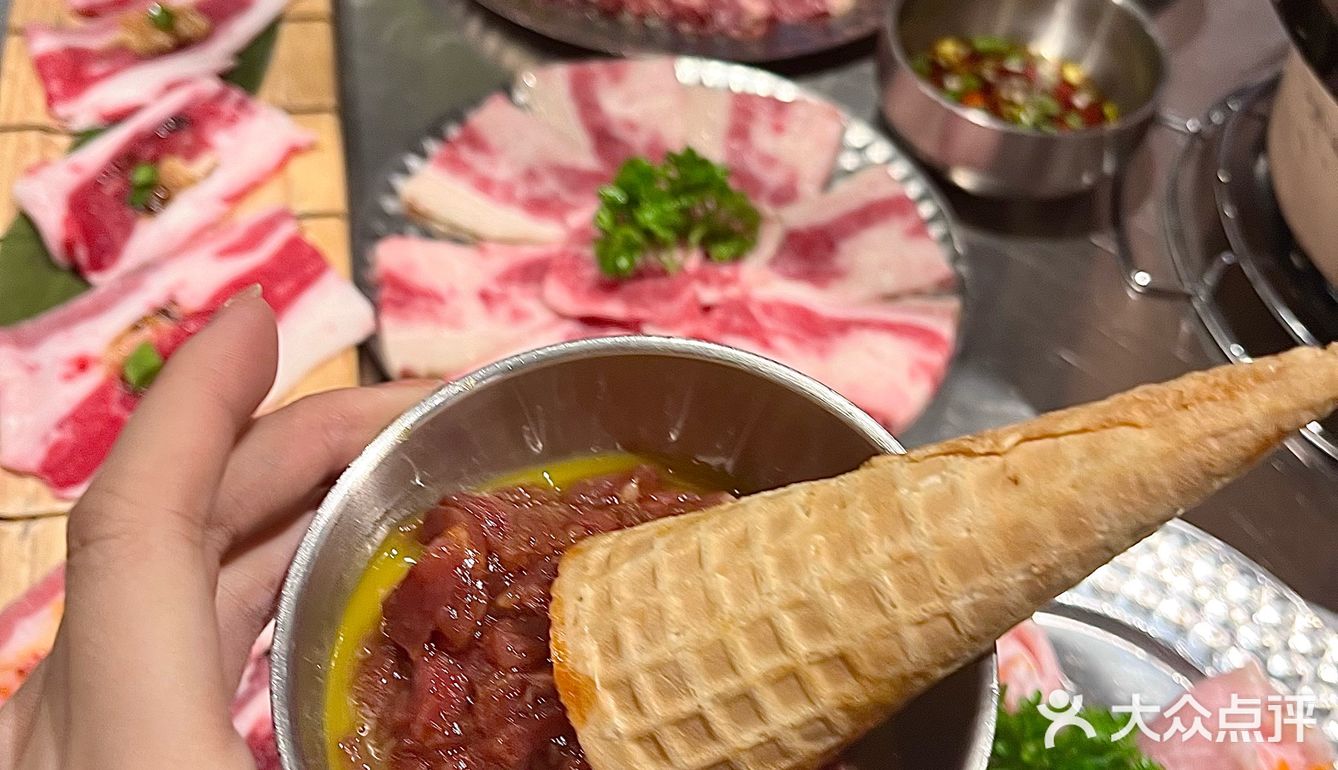 沈阳青苔包肉 这吃法谁发明的❗️❗️