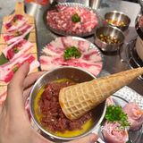 沈阳青苔包肉 这吃法谁发明的❗️❗️