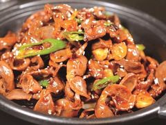 小炒鸡胗-虹海圣肉饼店家常菜馆