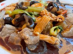渔村三鲜焖子-小船渔村•大连菜•大连焖鱼(明泽街店)