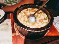 石锅鸡汤豆腐-绿茶餐厅(光谷世界城步行街店)