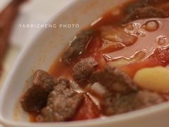 薯仔番茄肉碎汤米通-香港新发烧腊茶餐厅(万象店)