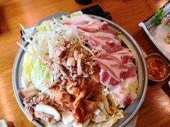 金枪鱼五花肉辣白菜锅-三月居酒屋(青年大街店)