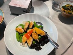 黑蒜炒羊肚菌-披云徽宴(石景山店)