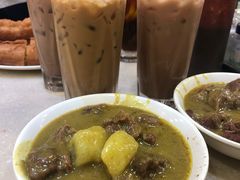 咖喱牛腩饭-洪利粥店茶餐厅