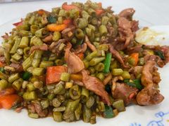 酸豆角炒鸡胗-新新湘菜馆(新中街二条店)