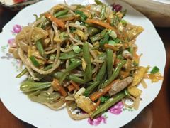 梅豆肉丝炒面-白沙菜市场