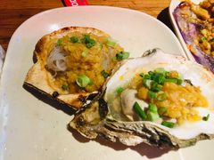 生蚝-路边摊小炉子烧烤