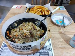 黑椒牛肉板烧饭-BOPEYE·波派炸鸡(河西中央商场店)