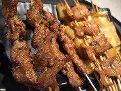 热气羊肉串-京韵胡同·酱香羊蝎子火锅涮肉(长寿路店)