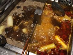 菌汤无渣鸳鸯锅底-海底捞火锅(泉城路店)