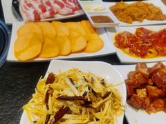 呛拌干豆腐-现代烧烤冷面店(苏家屯店)