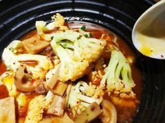 散叶花菜笋炖牛腩-南小馆(迪士尼小镇店)