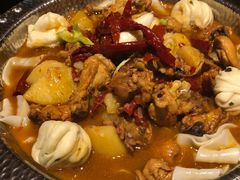 沙湾原始大盘鸡-丝路金桃·新疆菜(徐汇店)