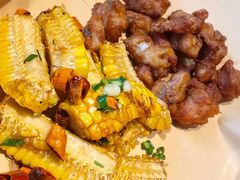 椒盐排骨拼玉米-味上湘菜馆(河马店)