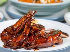 黑椒巧克力烧大虾-小郭私房菜·海肠捞饭店(学士街店)