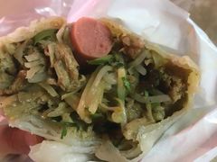 素馍加肠-安徽阜阳卷馍(西单店)