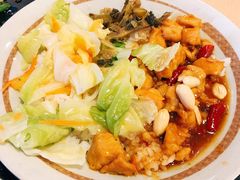 宫保鸡丁饭-永和大王(一口茶豆浆|花香豆更香·朝晖店)