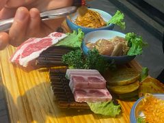 -明洞阿姨·韩式酱蟹烤肉·创意料理(三元桥店)