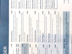 菜单-Fergburger(皇后镇店)