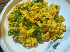 小炒土鸡蛋-小小饭店·休闲农庄·安吉松树林里的农家菜