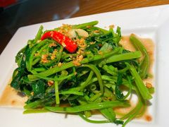 秘制虾酱炒空心菜-帕蓝·暹罗料理(曲阳店)