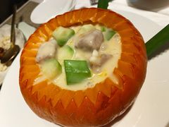 椰汁有机南瓜香芋茨实-闻见中国海南菜(K11店)