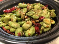 肉沫焗蚕豆-恭喜上堓砂锅焗·海鲜大排档(闵行龙湖店)