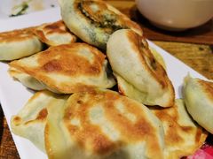 韭菜鸡蛋锅贴-金谷园饺子·烧烤(人大总店)