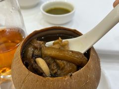 椰皇炖珍菌汤-小榄人家酒楼(民安店)
