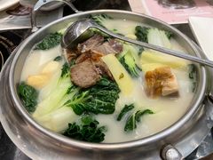 烧羊骨煲奶白菜-新兴·金羊座·粤菜点心(乐峰店)