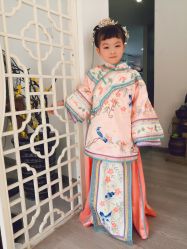 -后宫·古装汉服京剧儿童亲子全家福摄影