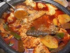 毛血旺烤鱼-探鱼·鲜青椒爽麻烤鱼(天河优托邦店)