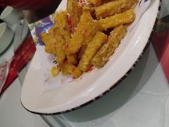 咸蛋黄焗南瓜-李记饺子·熏酱东北菜(欢乐谷店)