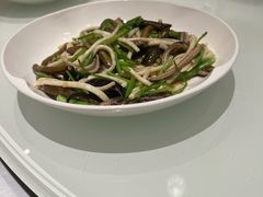 茭白炒现划鳝丝-玫瑰厅上海菜(兴国路店)