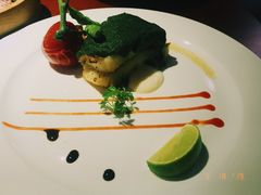 香草洋葱火腿烤银鳕鱼-鹿萤季·营地小馆(皇后公园店)