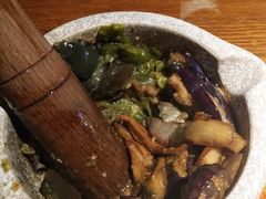 皮蛋辣椒擂茄子-炊烟小炒黄牛肉(东庆街店)