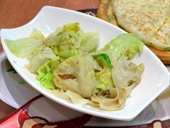 白灼生菜-甲乙饼·手工牛肉饼(金地广场店)