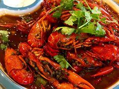 麻辣小龙虾-義聚德·清真铜锅涮羊肉·烧烤(河东店)