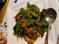 云椒炒牛肝菌-江南赋(内蒙古大厦店)