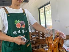 -银峰农庄·特色烧鸡·鲜无花果浸鸡