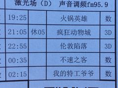 当日影片-枫花园汽车电影院(朝阳公园店)