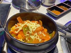 石锅芝士年糕-正宗齐齐哈尔烤肉·齐牛哥鲜切炭火烤肉(杭州总店)