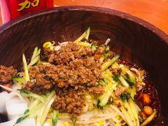 招牌肉酱凉皮-西北杂粮筐手工面凉皮(来福士店)