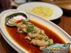 葱油活大连鲍-喜鼎海胆水饺(东港店)