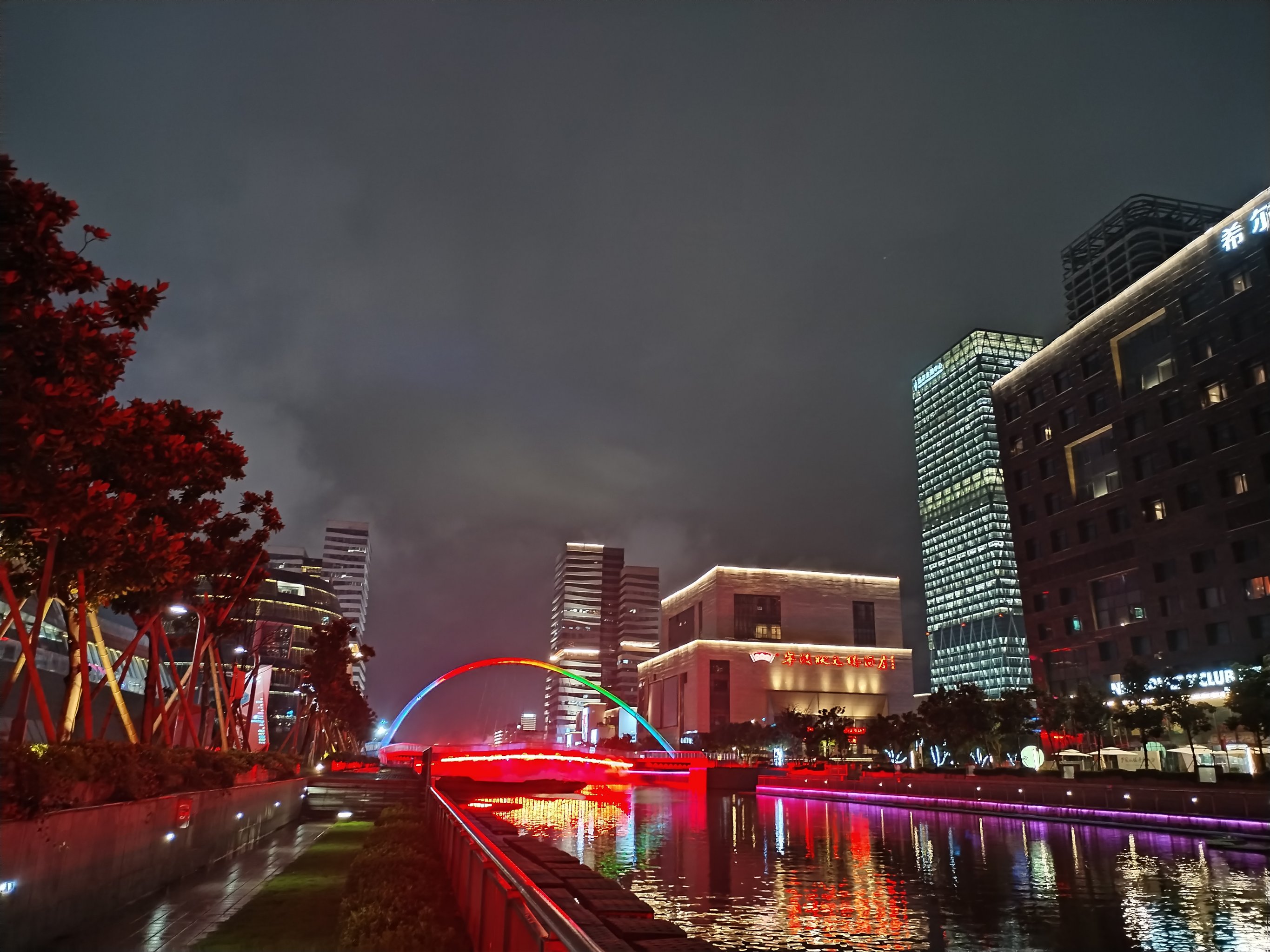 宁波东部新城夜景图片