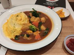 蔬菜咖喱蛋包饭套餐-池奈·咖喱蛋包饭(熙地港店)