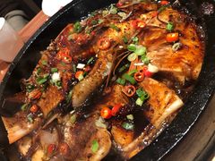 石锅黑椒碟鱼头-九转小磨(凯德店)