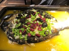 探鱼金汤味-探鱼·鲜青椒爽麻烤鱼(广州欣荣广场店)